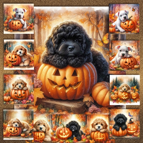 Pumpkin Forest Dogs 4