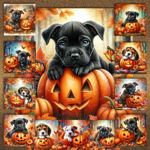Pumpkin Forest Dogs 5