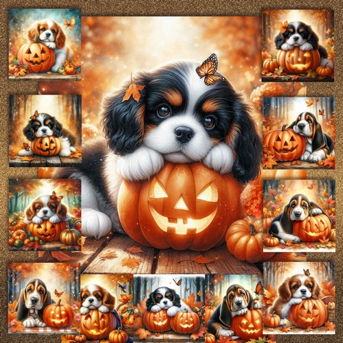 Pumpkin Forest Dogs 6