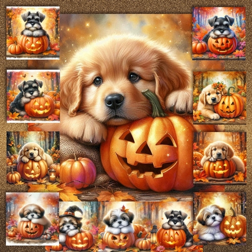 Pumpkin Forest Dogs 7