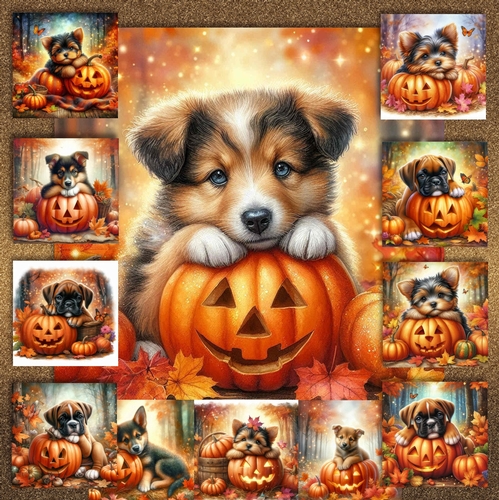 Pumpkin Forest Dogs 8