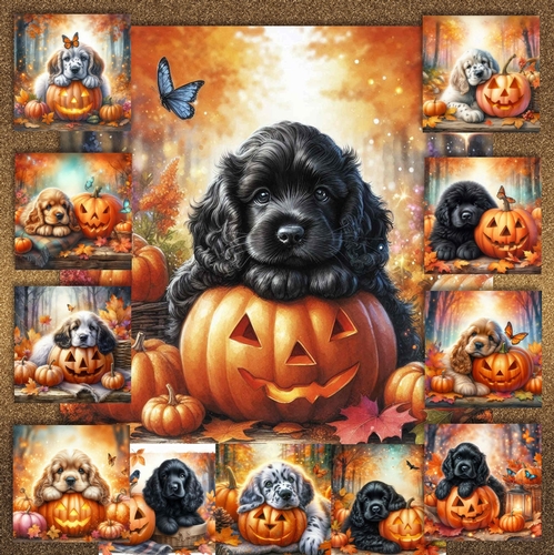 Pumpkin Forest Dogs 13