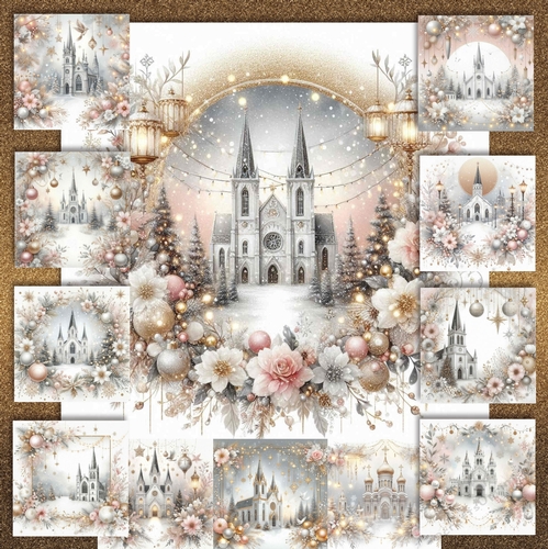 Beautiful Winter Church 