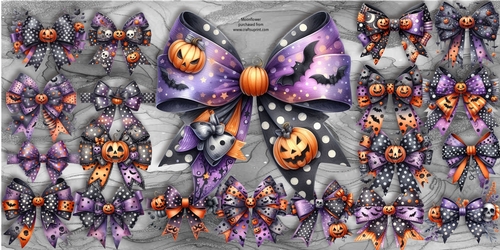 Halloween Bows Clip Art 