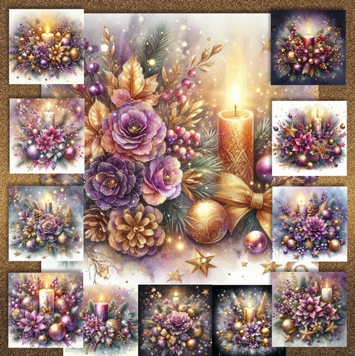 Festive Candles 2