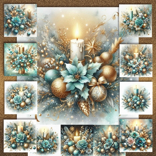 Festive Candles 4