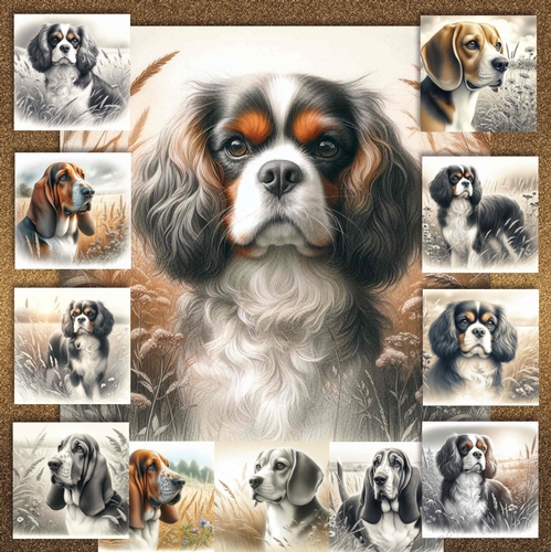 Pencil Portrait Dogs 9