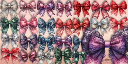 Lace Bows 1