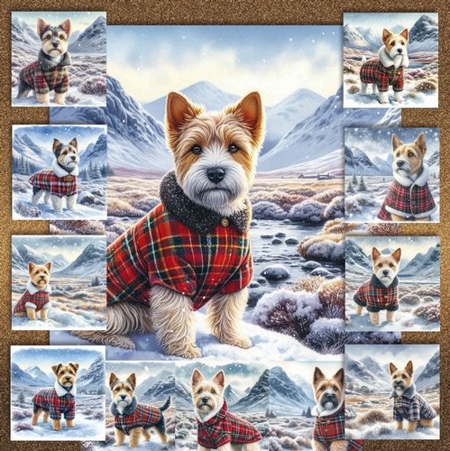 Highland Winter Walk Dogs 6