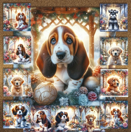 Christmas Gazebo Pups  7