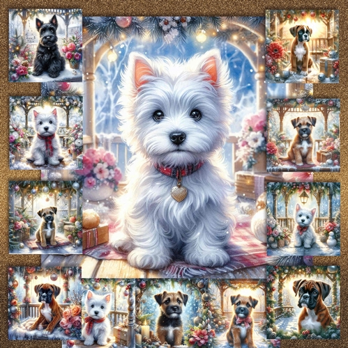 Christmas Gazebo Pups 9