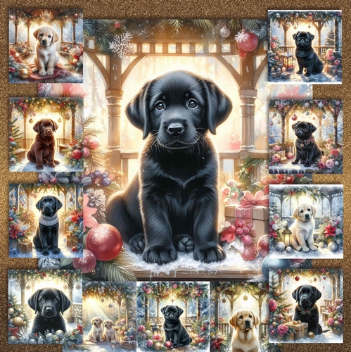 Christmas Gazebo Pups 11