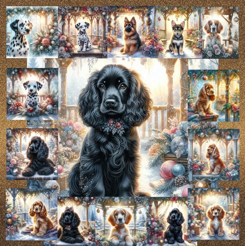Christmas Gazebo Pups 13
