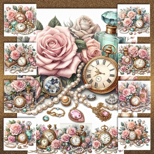 Floral Pocket Watch 2