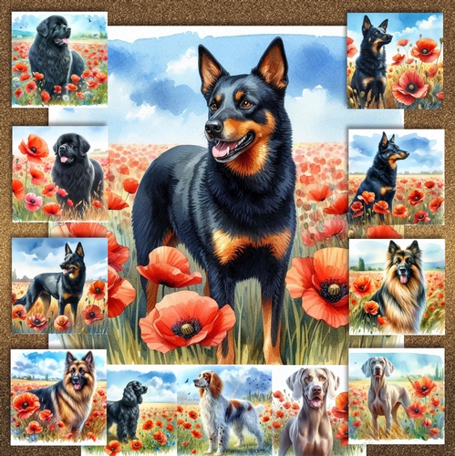 Poppy Field Dogs 14
