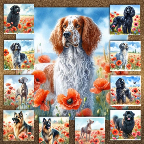 Poppy Field Dogs 15