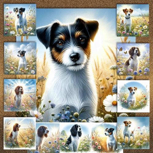 Summer Meadow Dogs 4