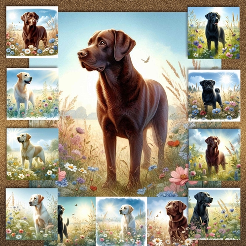 Summer Meadow Dogs 12