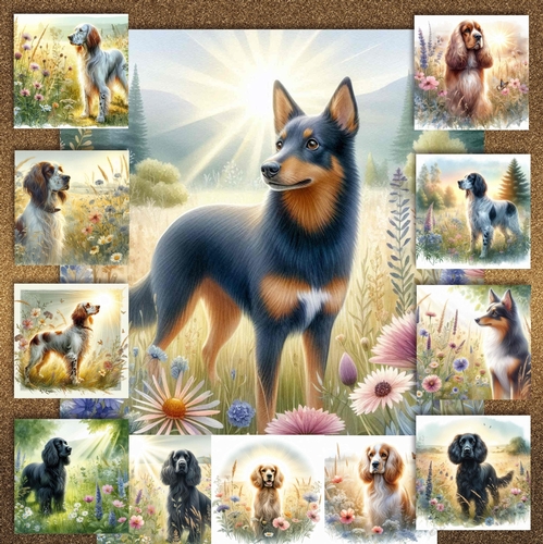 Summer Meadow Dogs 14