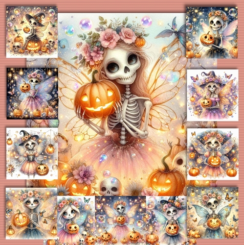 Halloween Skelly Fairy 1