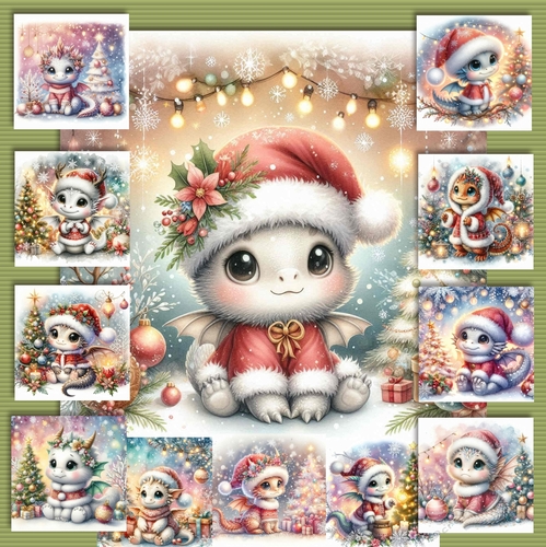 Christmas Dragons 1
