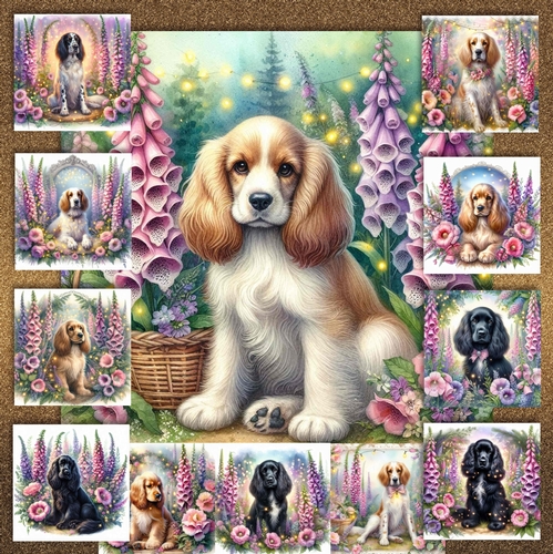 Foxglove Garden Dogs 3