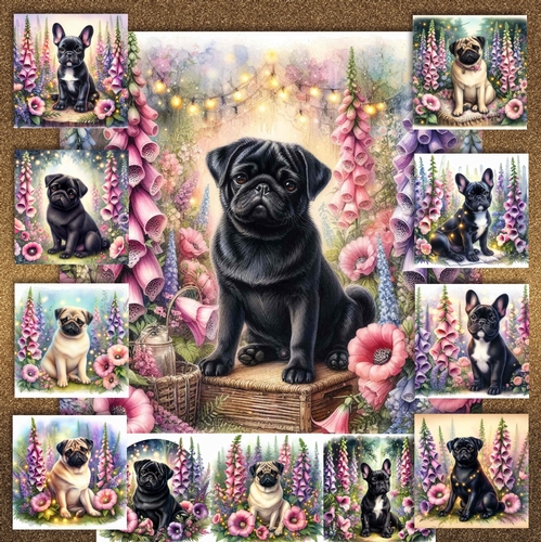 Foxglove Garden Dogs 6