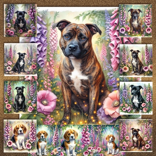 Foxglove Garden Dogs 11