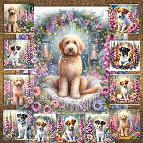 Foxglove Garden Dogs 13
