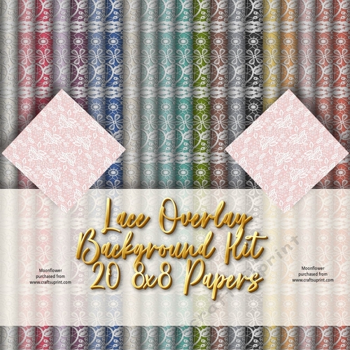Lace Overlay Background Kit 