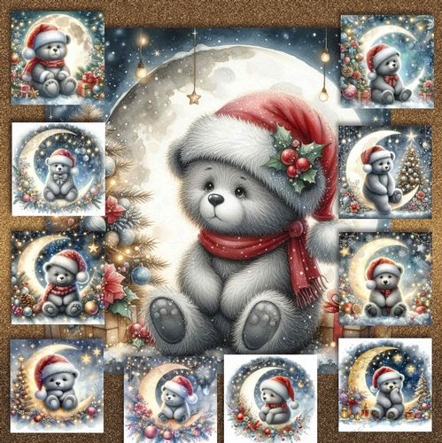 Christmas Moon Bears 2