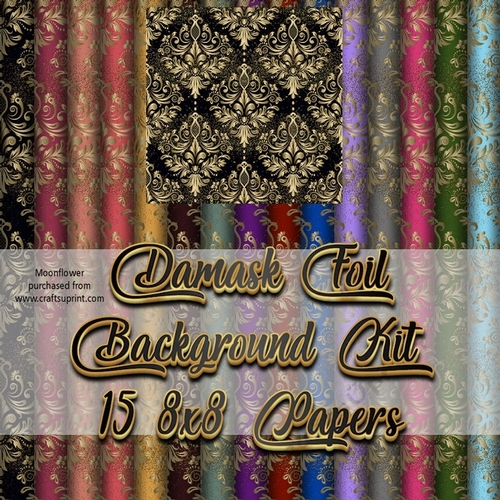 Damask Background Kit 