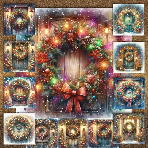 Christmas Door Wreaths 