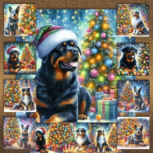 O Christmas Tree Dogs 2