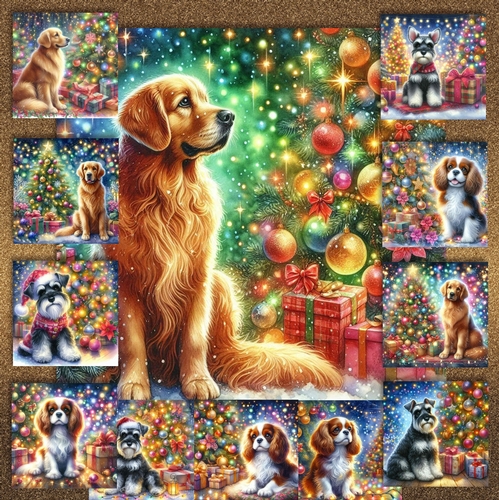 O Christmas Tree Dogs 8