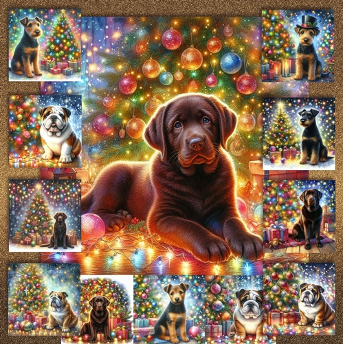 O Christmas Tree Dogs 13