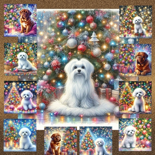 O Christmas Tree Dogs 18