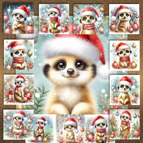 Christmas Meerkats