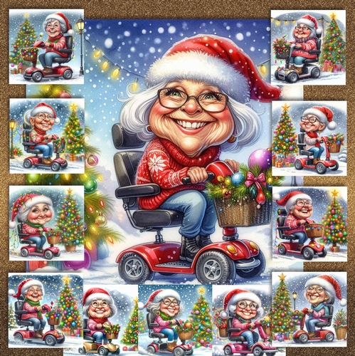 Christmas Scooter Ladies 1