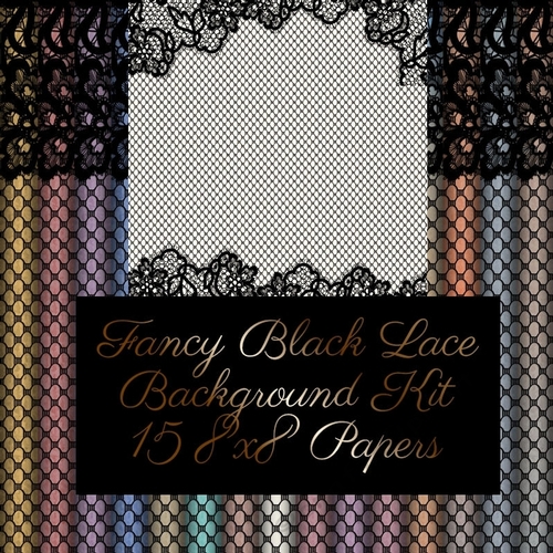 Fancy Lace  Background Kit 