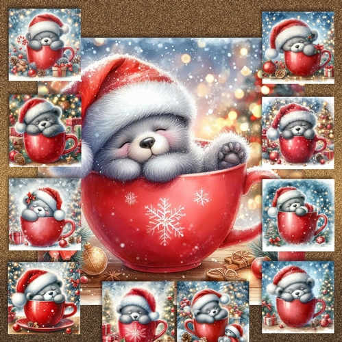 Christmas Teddy Cup 
