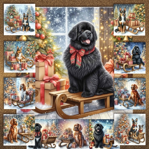 Christmas Sleigh Dogs 2
