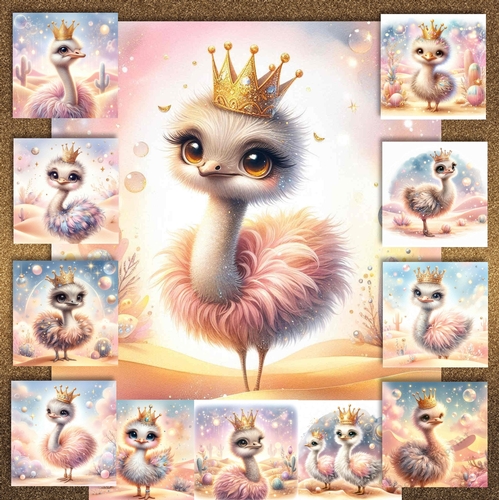 Cute Ostrich 
