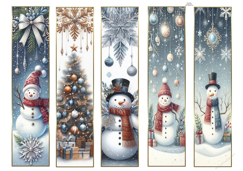 Beautiful Christmas Bookmarks 6