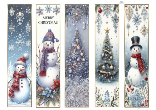 Beautiful Christmas Bookmarks 8