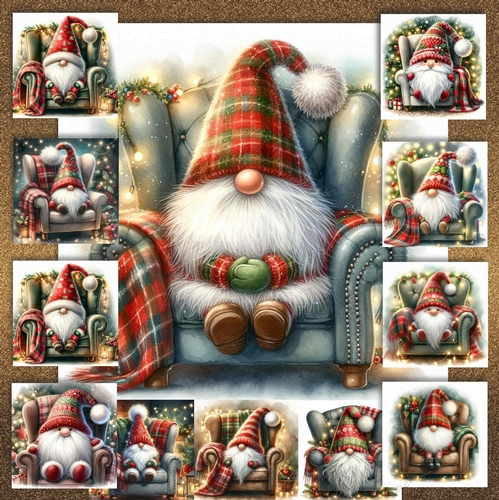 Festive Armchair Gnome 2