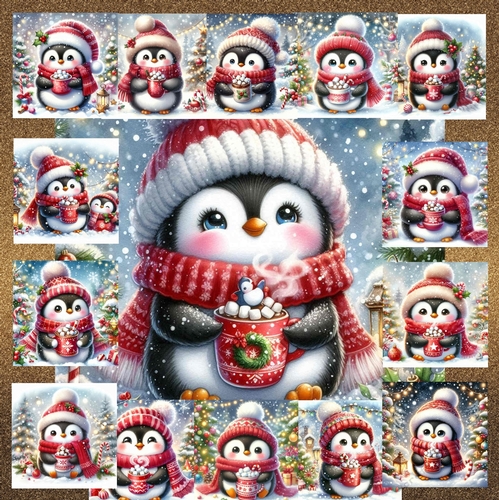 Festive Hot Chocolate Penguins 
