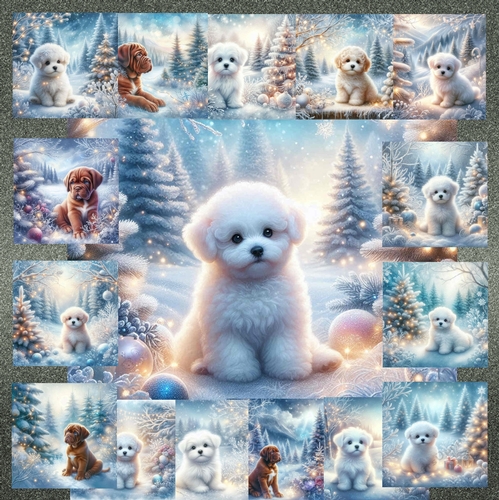 Winter Wonderland Pups 1