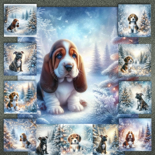 Winter Wonderland Pups 7