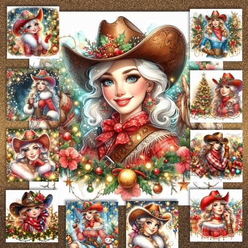 Festive Cowgirls 2